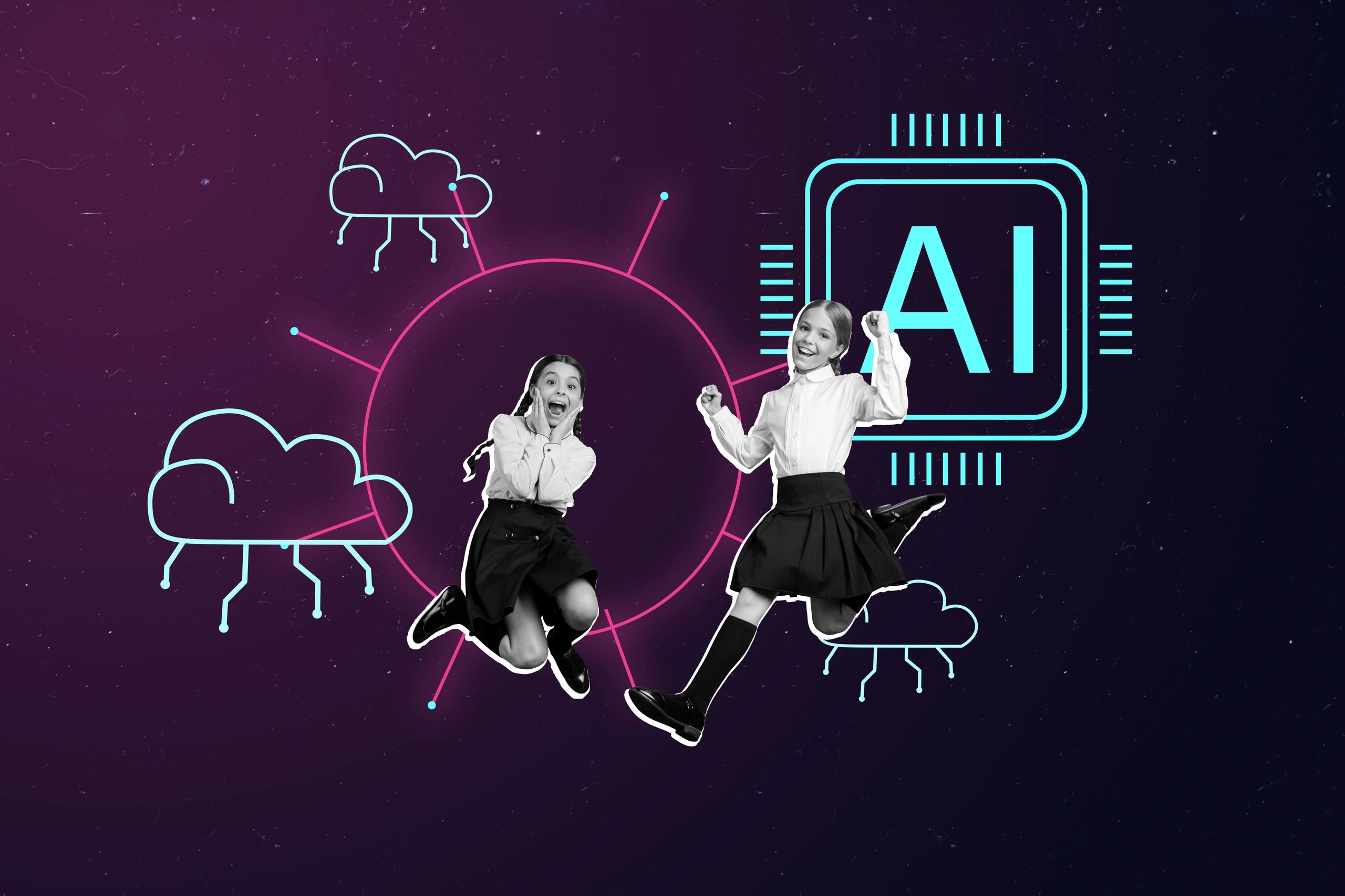 AI-powered mapping software pinpointing search locations.